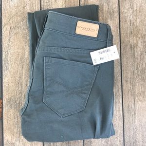 Aeropostale ankle jeggings grey khaki color